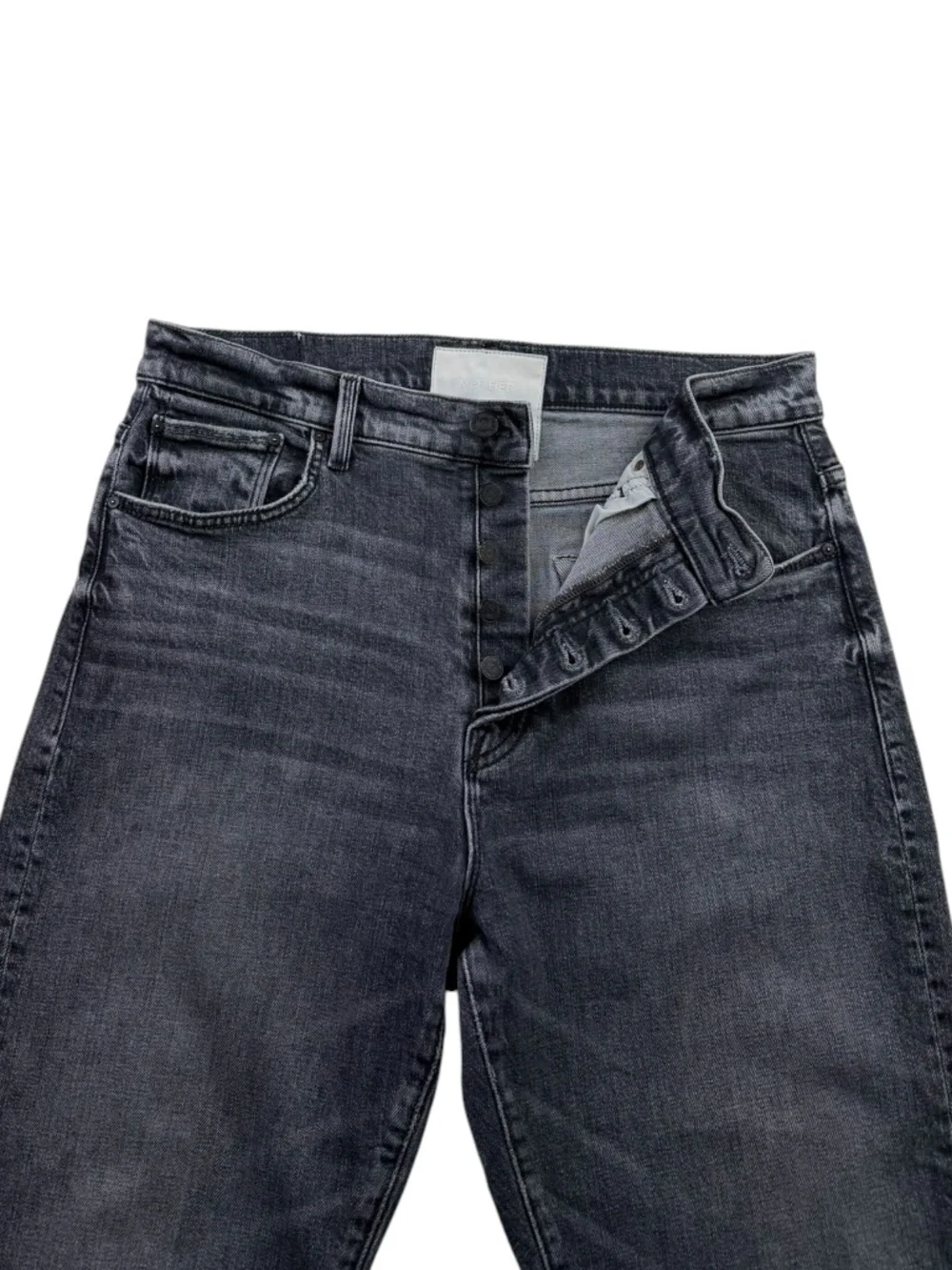 Mother Superior High Waisted Hiker Hover Jeans Midnights with Molly Size 32